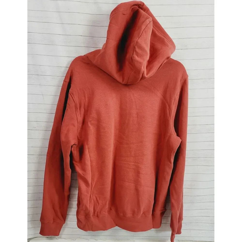 THE NORTH FACE HALF DOME PULLOVER HOODIE IN TANDORI SPICE, SZ MEDIUM